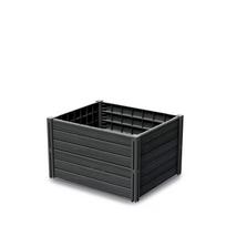 PROSPERPLAST DARŽO DĖŽĖ-SODO RABATKA BASE PLANET 75,6×61,8x46cm ANTRACITO SPALVOS