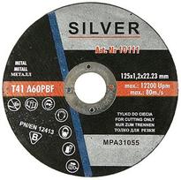 SILVER PJOVIMO DISKAS METALUI 125*1,0mm .