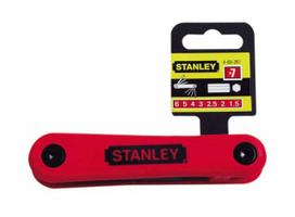 STANLEY SULANKSTOMI ŠEŠIAKAMPIAI RAKTAI 7 vnt. 1.5-6 mm