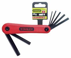 STANLEY SULANKSTOMI ŠEŠIAKAMPIAI RAKTAI 7 vnt. 2.5-10 mm