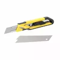 STANLEY PEILIS 18mm +3vnt. STANLEY NULAUŽIAMI GELEŽTĖS PLASTIKINIS