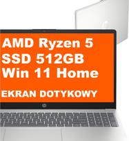 HP 15-FC0146DDX Ryzen 5 7520U 15.6" WUXGA Touch IPS 8GB 512GB SSD Bluetooth Windows 11 Natural Silver (REPACK) 2-year warranty New Repack/Repacked | C0CL9UA | 199251872990