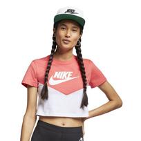 Nike Wmns Sportswear Heritage Short Sleeve marškinėliai - Dydis XL (AR2513-100 Marškinėliai)