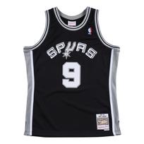 Mitchell & Ness NBA Swingman Jersey San Antonio Spurs 2001-02 Tony Parker - Dydis Universalus (SMJYLG19018-SASBLCK01TPA Marškinėliai)