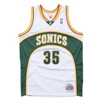 Mitchell & Ness NBA Swingman Jersey Seattle SuperSonics Home 2007-08 Kevin Durant - Dydis Universalus (SMJYGS18211-SSUWHIT07KDU Marškinėliai)