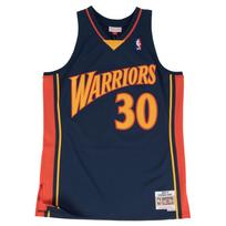 Mitchell & Ness NBA Swingman Jersey Golden State Warriors Road 2009-10 Stephen Curry - Dydis Universalus (SMJYGS18170-GSWNAVY09SCU Marškinėliai)