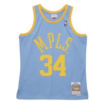 Mitchell & Ness NBA Swingman Jersey Los Angeles Lakers 2001-02 Shaquille O'Neal - Dydis Universalus (SMJY3176-LAL01SONCLBL Marškinėliai)