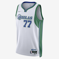 Nike Dri-FIT NBA Dallas Mavericks City Edition Swingman Tank krepšinio marškinėliai - Dydis M (DB4023-100 Marškinėliai)
