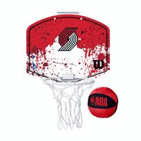 Wilson NBA Portland Trail Blazers Team Mini krepšinio lenta - Dydis Universalus (WTBA1302-POR Krepšinio kamuoliai)
