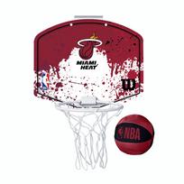 Wilson NBA Miami Heat Team Mini krepšinio lenta - Dydis Universalus (WTBA1302-MIA Krepšinio kamuoliai)