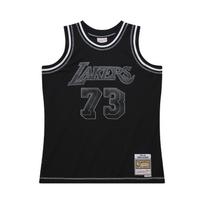 Mitchell & Ness NBA Contrast 2K Swingman Jersey Los Angeles Lakers 1998-99 Dennis Rodman - Dydis Universalus (TFSM6784-LAL98DRDBLCK Marškinėliai)