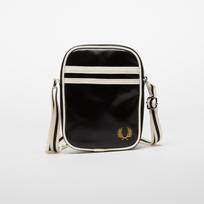FRED PERRY Classic Small Side Bag Black/ Ecru - Dydis Universalus (L1179 D57 Krepšiai)