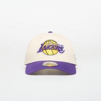 New Era 9FORTY Los Angeles Lakers NBA Colourblock Light Cream/ Official Team Color - Dydis Universalus (60771881 Kitos kepurės)