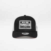 New Era New York Yankees MLB Patch 9FORTY A-Frame Trucker Adjustable Cap Black - Dydis Universalus (60667680 Kitos kepurės)