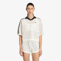 adidas Knitted Crochet Polo Off White - Dydis XS (KC6490 Marškinėliai)