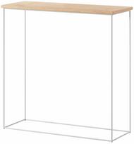 Konsolinis staliukas ADRK Milan CT-MIL-W-OL, balto titano sp./lancelot oak sp., 30 cm x 80 cm x 80 cm