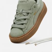 Fenty x Puma Creeper Phatty Nubuck Green Fog-Puma Gold-Gum - Dydis 38.5 (39681302 Laisvalaikio batai)