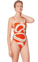 Moteriškas maudymosi kostiumėlis Triumph Summer Allure OP 01, oranžinis, 46B
