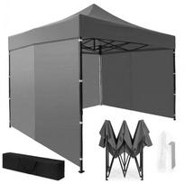 Automatiškai išskleidžiama sodo paviljono palapinė, 3x3 m, pilka, Multigarden