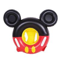 Water, sand and beach toys,Mickey Mouse Swim Ring | Inflatable Round Pool Floating Toy for Kids & Babies, Thick & Durable Design,Nini pink white