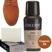 Rinkinys zomšos ir nubuko valymui bei spalvos atnaujinimui Coccine®, cognac