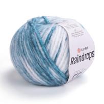 Mezgimo siūlai YarnArt Raindrops 50 g, spalva 2901