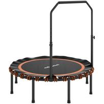 Fitneso batutas, 122x109-129 cm, oranžinė, reguliuojama rankena