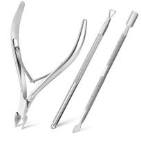 Manikiūro ir pedikiūro įrankių rinkinys, 3-in-1