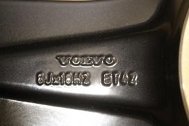 "Volvo S90 V90" 18 colių "R-Design" lengvojo lydinio ratlankio ratlankis matinės juodos spalvos, pjaustytas originalus 31445302