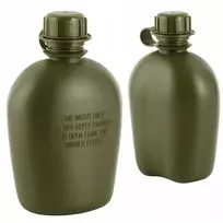 Plastikinė vandens gertuvė 1L talpos Olive
