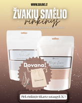 Smėlio žvakių rinkinys – 2 × 330 g + nemokamos dagtys