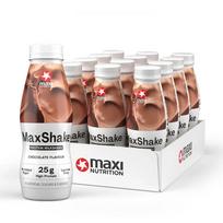 MaxShake – Baltyminis kokteilis be laktozės (330 ml) x 12 pakuotė