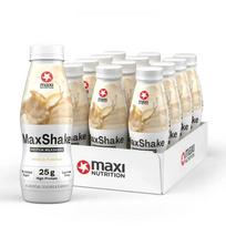 MaxShake – Baltyminis kokteilis be laktozės (330 ml) x 12 pakuotė
