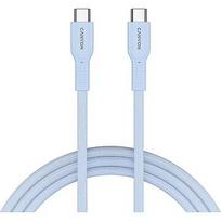Canyon Braided USB-C Cable, 60W, 1m CND-CCAP60AB10LBL