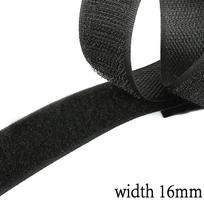 OAYK 2M Lipni juosta Velcro Stipri Lipni tvirtinimo detalė Nailoninis lipdukas Velcro lopas Lipnus su „pasidaryk pats“ Suknelės UŽuolaIDOS DEKORAS NAMAMS 1.6x200cm juoda