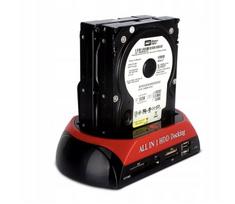 Išorinis kietasis diskas SATA dokavimo stotis Retoo, USB 3.0, 2.5"/3.5", IDE, HDD/SSD