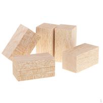 Balsos medžio blokeliai, mediniai strypeliai, pagaliukai modeliams, lėktuvų rinkiniams, filmų rekvizitui, „pasidaryk pats“ projektams - pakuotė 30x30x60mm beige