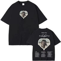 Madison Beer Tour T-shirt The Locket Tour2026 Album Tour Clothes Original Design 100%Cotton Graphic Printing High Quality Tsh... S įvairiaspalvis