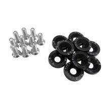 M6 Fender Washers and Bolt License Plate Frame Washer Bolts Engine Concave Screws Car-styling  Aluminum juoda