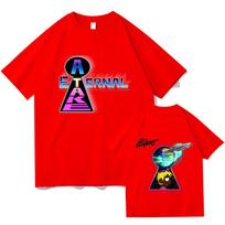 Lil Uzi Vert Etemal Atake T-shirts Summer Men Women Clothing Hip Hop Fashion Tshirt Short Sleeve Oversized Creative Streetwear S