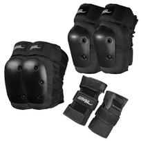 Avivor Knee Elbow Wrist Guards Set For Skating Skateboarding Roller Derby BMX Ride Rollerblading Protective Gear S juoda
