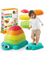 5 Pack Turtle Balance Stepping Stones designed for Children Obstacle Course Coordination Sensory Activity