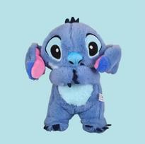 Naujausia Lilo ir Stitch pliušinė lėlė, kvėpuojanti, pliušinė, miela ir žavi, raminantis žaislas, anime kūdikiams, muzika, šviesa, miego žaislai, rožinis Dygsnis, dovanos vaikams