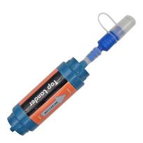 Mini Purification Water Filter Purifier Drinking Water Filtering Straw  Hiking mėlyna