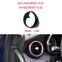 Skirta Mercedes W205 W253 Automobilio Oro Kondicionieriaus Angos Grotelėms Oro Kondicionavimo Išoriniam Žiedui Išoriniam Rėmui Dangtelis Benz C GLC Klasėms C180 C200 GLC300 Black Left