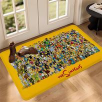 S-Simpsons Anime Grindų kilimėlis Neslystantis skalbyklos kilimėlis Skalbyklos dekoras Balkonas Vaikų svetainė Namų kilimai 50x80cm