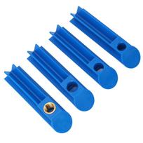 4PCS Fuel Injector Nozzle Flush Cleaner Adapter Universal Cleaning Tool Kit Set for Car Motorcycle