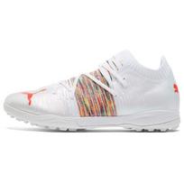 Puma Future Z 1.1 Pro Cage Round Head Logo AG (Rubber Short Studs) Artificial Turf Composite Material Soccer Shoes Men Soccer Shoes White 106381-03 39