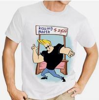 Johnny Bravo animacinis juokingas marškinėlis dovanai Vyriškas marškinėlis Visų dydžių S-234XL Unisex marškinėlis XL