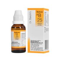 Dr Bakshi Baksons B25 Acne Drops Homeopathic Blemish Care For Clear Looking Skin Daily Support Routine Balance 30 ml